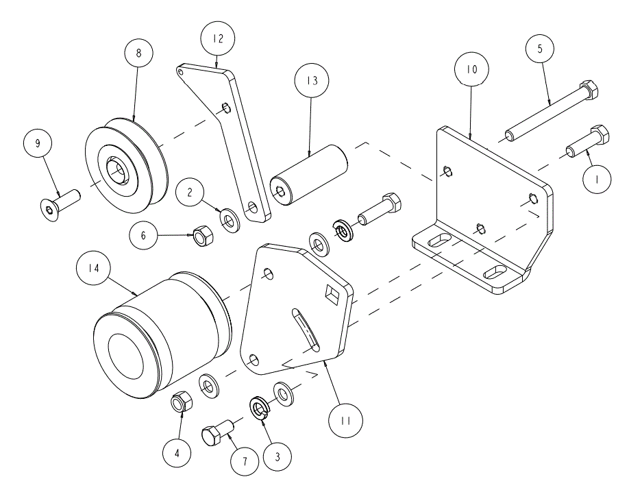 Section 07 Diagram and Parts List for MK-4020KB 167420-20 MK Diamond Concrete Saw